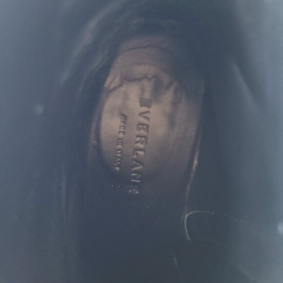 Everlane The Boss Matte Black Pebbled Leather Pointed Toe Ankle Booties Size 5.5 - Picture 11 of 16